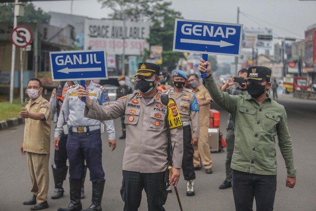 Ganjil Genap PPKM Level 4, Kota Bogor Cenderung Sepi