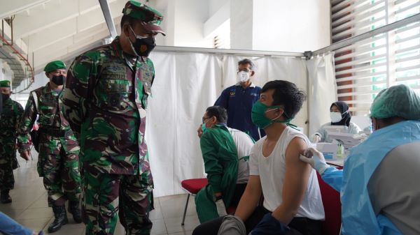 5000 Vaksinasi Massal Untuk Warga Kabupaten Bogor, Ini pesan Danrem 061/SK