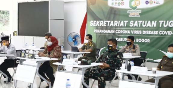 Rakor Bersama Gubernur, Ade Yasin : Bogor Gercep Bantu Warga Terpapar Covid-19