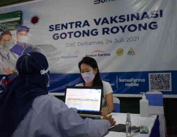 Sinar Mas Land Gelar Sentra Vaksinasi Gotong Royong di Kota Deltamas Cikarang