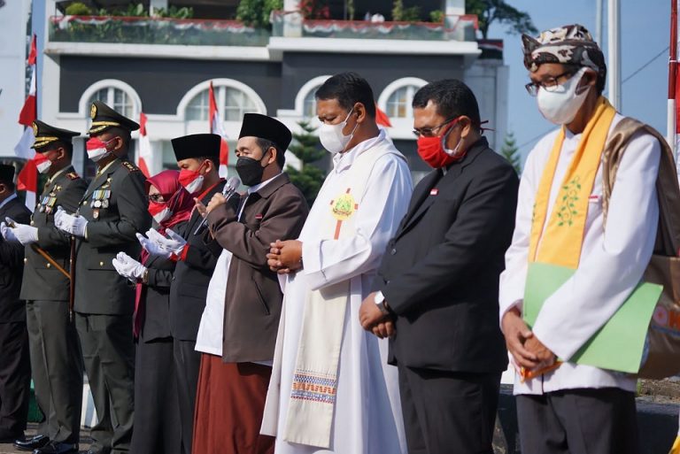 Doa Bersama Lintas Agama di Kota Bogor Peringati Kemerdekaan RI ke-76
