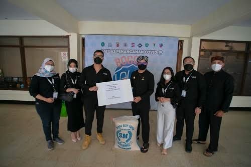 PT. Esteh Indonesia Makmur Beri Bantuan 5 Ton Beras Kepada Pemkot Bogor