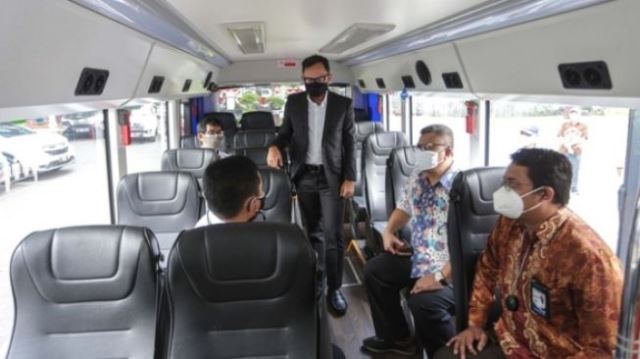 Bus Listrik Mulai Beroperasi di Bogor, Penumpang Naik Gratis Selama Satu Bulan