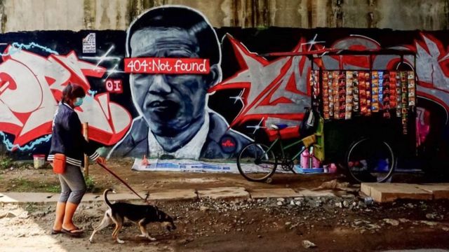 Ternyata, Mural Jokowi 404:Not Found Tak Pusingkan Jokowi