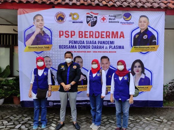 DPD Garda Pemuda NasDem Kota Bogor Menggelar Acara PSP BERDERMA