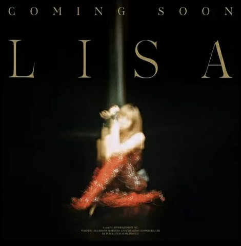 
 Teaser Foto 'Coming Soon' Debut Solo Lisa BLACKPINK. (istimewa/Bogordaily.net)