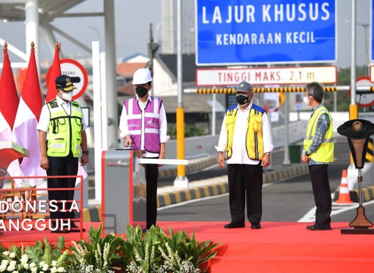 Rampung, Presiden Jokowi Resmikan Jalan Tol Kelapa Gading – Pulo Gebang