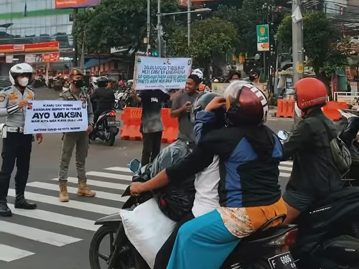 Mantap, Satpol PP Kota Bogor Ajak Musisi Jalanan Kampanyekan Prokes