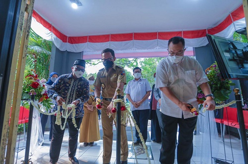 
 Peresmian operasional Rumah Sakit Lapangan hasil kolaborasi IPB University dan RS Ummi Bogor oleh Wali Kota Bogor, Bima Arya, Senin 9 Agustus 2021.(pemkotbogor/Bogordaily.net)