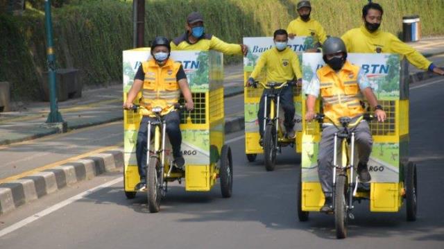 Kota Bogor Punya Sepeda Listrik Pengangkut Sampah