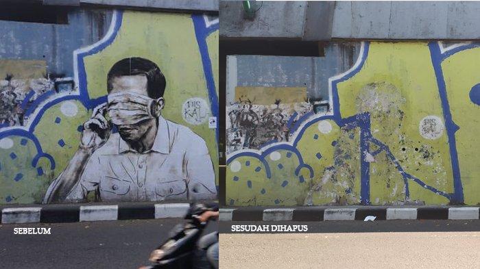 Polisi Buru Pembuat Mural Pria Mirip Jokowi di Bandung, Ini Alasannya