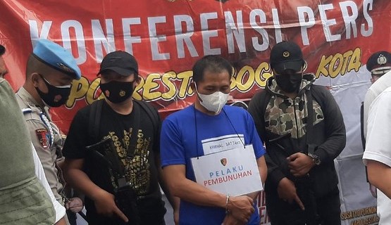 Ini Tampang Pembunuh Ibu Pedagang Kopi di Bogor, Profesinya Rentenir