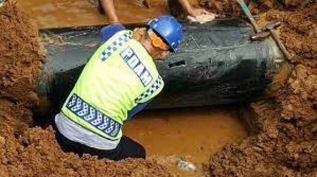 Update! Perumda Tirta Pakuan Kota Bogor Perbaiki Kebocoran Pipa AC 4″
