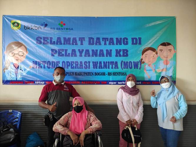 DP3AP2KB Kabupaten Bogor Laksanakan Pelayanan KB MOW Kepada 100 Pasangan Usia Subur (PUS) dalam Upaya Mendukung Bogor Sehat