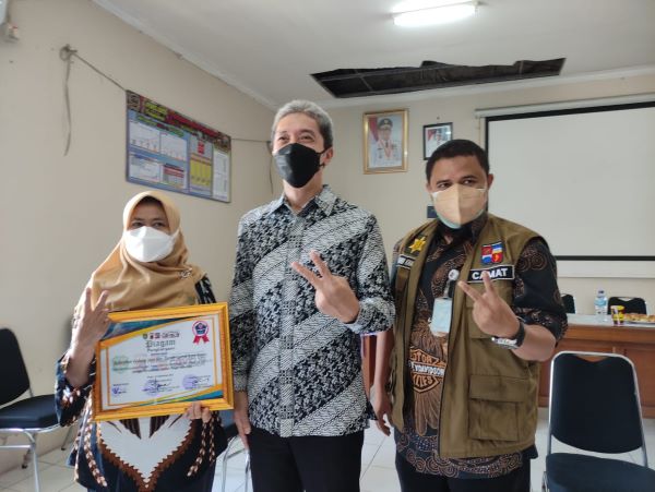 Warga di Kelurahan Kedung Jaya 100 Persen telah DIvaksin