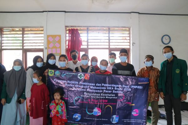 Tim PHP2D BEM UIKA Bogor Laksanakan Penyuluhan Sanitasi di Desa Wangun Jaya