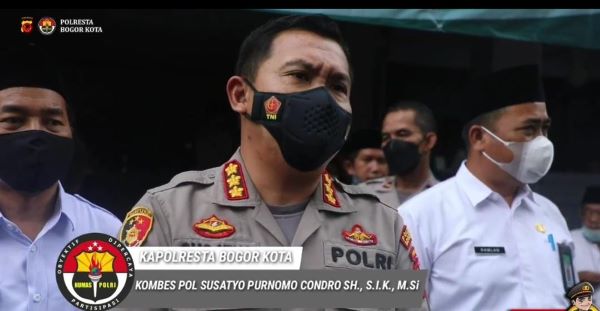 Sasar Rumah Ibadah dan Pesantren Polres Bogor Kota Targetkan 1000 Vaksinasi