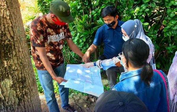 Survei Pemetaan Kantah Kota Bogor Tinjau Tanah Sengketa