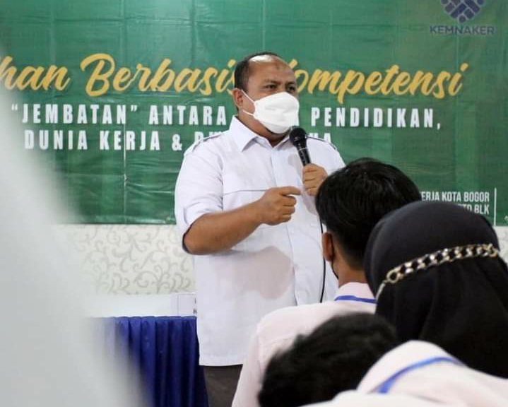 Ketua DPRD Kota Bogor Beri Motivasi Anak Muda di BLK kota Bogor