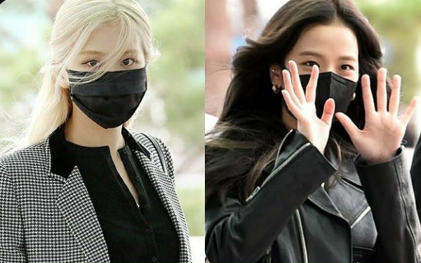 Tampil Mewah Nan Elegan, Jisoo dan Rose BLACKPINK Terlihat di Bandara Incheon Menuju Paris