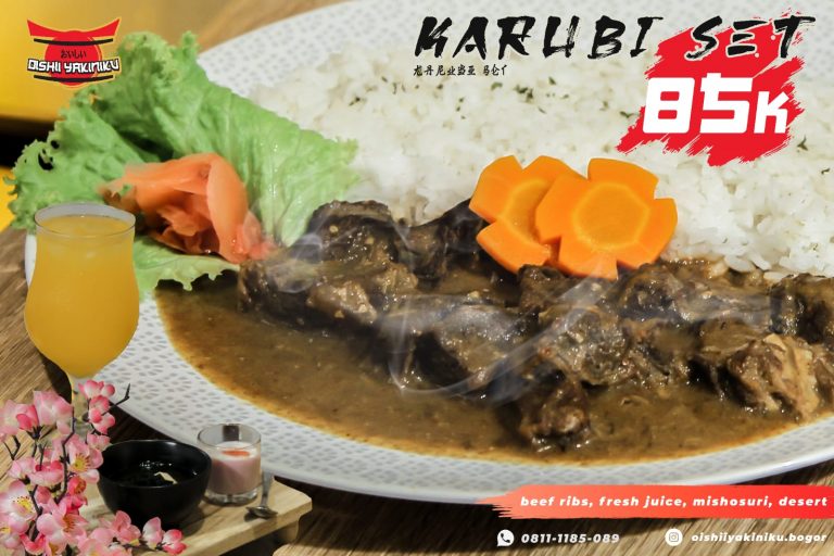 Nikmati Daging Iga Sapi Panggang Ala Jepang di Oishii Yakiniku Bogor