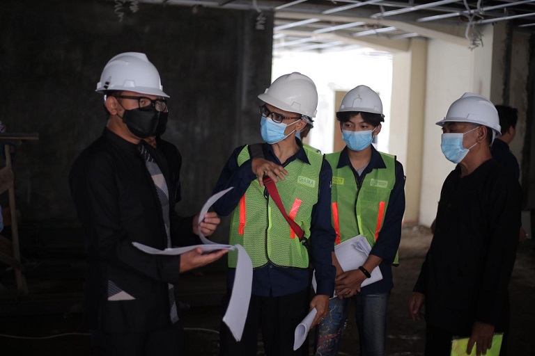 Pembangunan Gedung Perpustakaan Kota Bogor di Tahap 1 Sudah 72 Persen