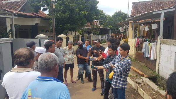 Terbentur Lahan Milik TNI, Jalan Samisade Desa Ciampea Dialihkan