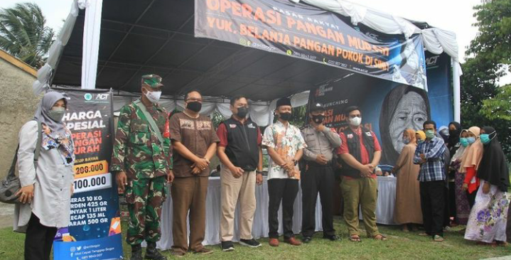 ACT Bogor Soft Lauching Operasi Pangan Murah di Villa Cijeruk