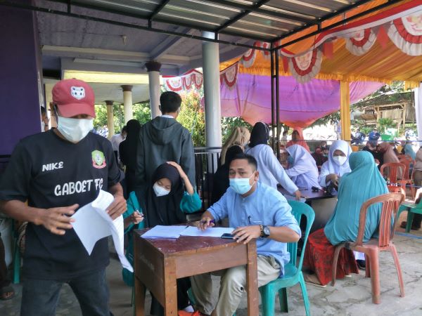 
 Angka Vaksinasi di Kecamatan Tenjolaya Telah Mencapai 85 Persen
