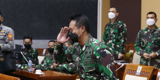 Ikuti Fit dan Proper Tes, Jenderal Andika Perkasa Tak Didampingi Panglima TNI