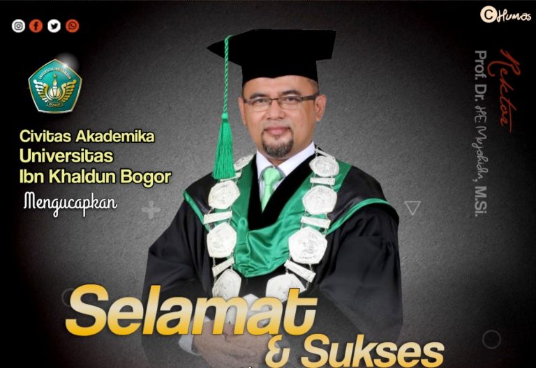 Rektor UIKA Bogor Dr. H.E. Mujahidin, MS.i Resmi Bergelar Profesor