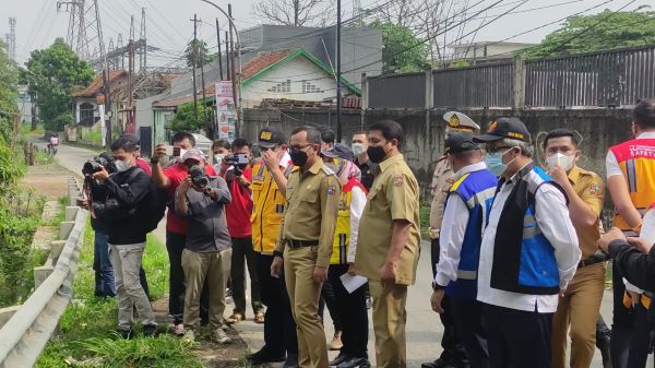 Walikota Janji Amblas di Jalan Soleh Iskandar Akan Diperbaiki Februari 2022