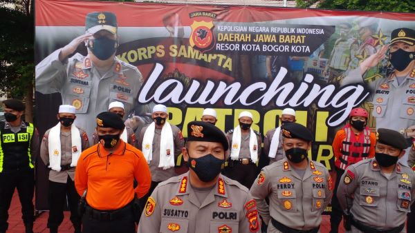 Polresta Bogor Kota Lauching Program Patroli Sahabat Warga