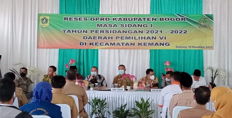 Dewan Reses di Kecamatan Kemang, Usulan Pembangunan SMAN dan TPU Menggema