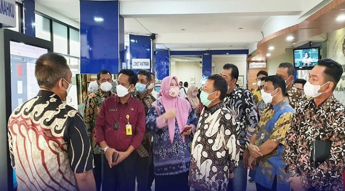 Tercapainya NDL Kota Lengkap, Kepala Kantor BPN Jatim Kunjungi Kantah Kota Bogor