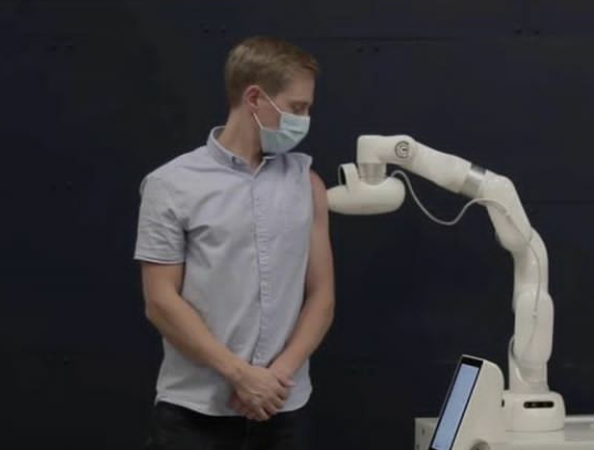 Cobi, Robot Canggih Bisa Menyuntik Vaksin Tanpa Jarum