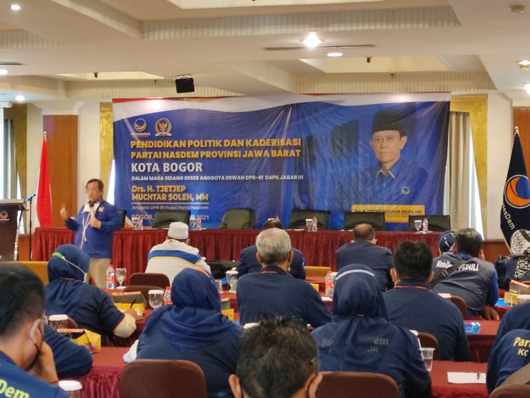 DPD Partai NasDem Kota Bogor Gelar Pendidikan Politik untuk Memanaskan Roda Partai