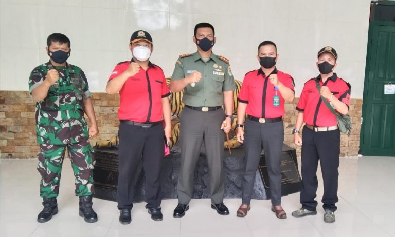 Dandim 0606/Kota Bogor Terima Kunjungan Ormas PKSSB, Ini Pesan Dandim