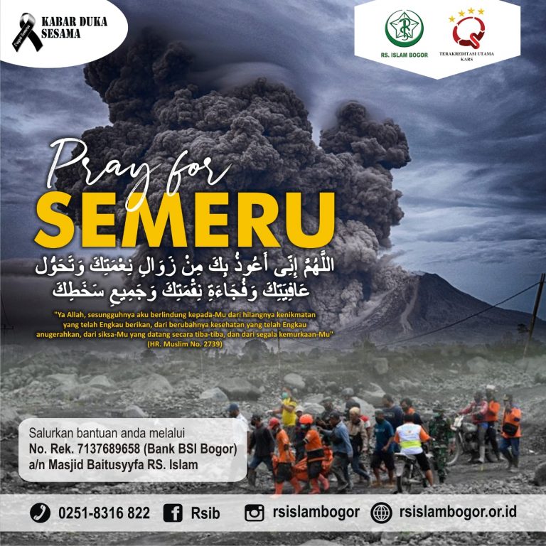 Bantu Korban Erupsi Semeru, RS Islam Bogor Buka Donasi