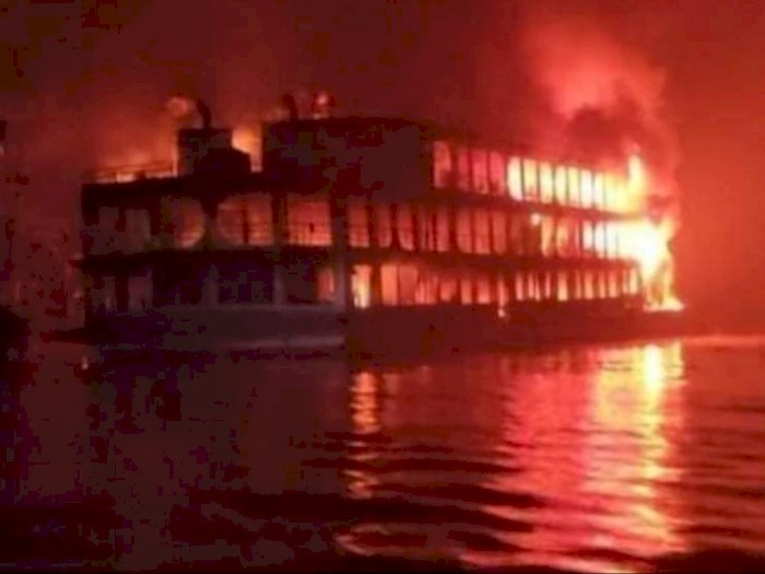 Kapal Feri di Bangladesh Terbakar, Angkut 1000 Penumpang