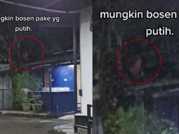 Viral, Seorang Pria Diduga Rekam Kuntilanak Merah Saat Malam Jumat