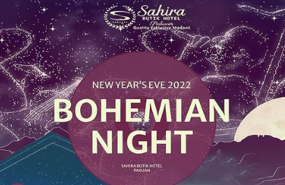 Malam Tahun Baru Ikut “Bohemian Night” di Hotel Sahira Butik Pakuan