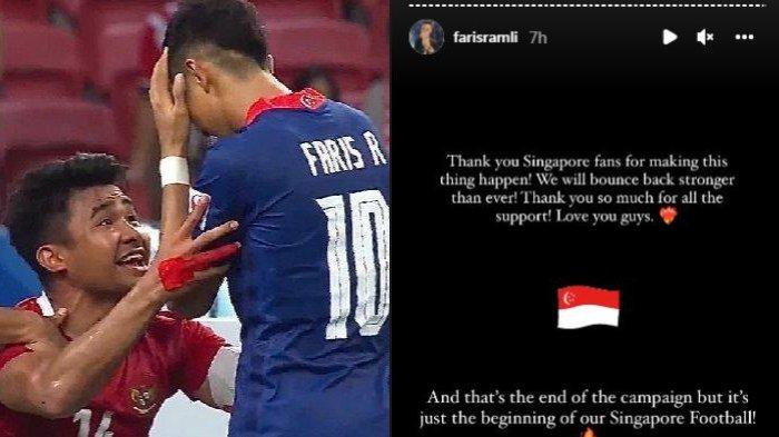 Insiden Ledek Faris Ramli Pemain Singapura di Piala AFF 2020, Asnawi Minta Maaf
