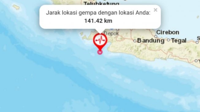 
 BMKG Catat Sudah Lima Kali Terjadi Gumpa Susulan, Pasca Gempa Di Banten. (Istimewa/Bogordaily.net)