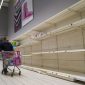 Sebagian Besar Supermarket Di Amerika Serikat, Kehabisan Tisu. Rak Terlohat Kosong. (kompas/Bogordaily.net)
