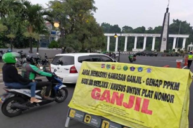 
 Ganjil genap kendaraan kembali diberlakukan di Kota Bogor.(Irfan Ramadan/Bogordaily.net)