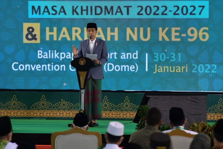 Presiden Jokowi Hadiri Pengukuhan Kepengurusan PBNU 2022-2027 dan Harlah ke-96 NU