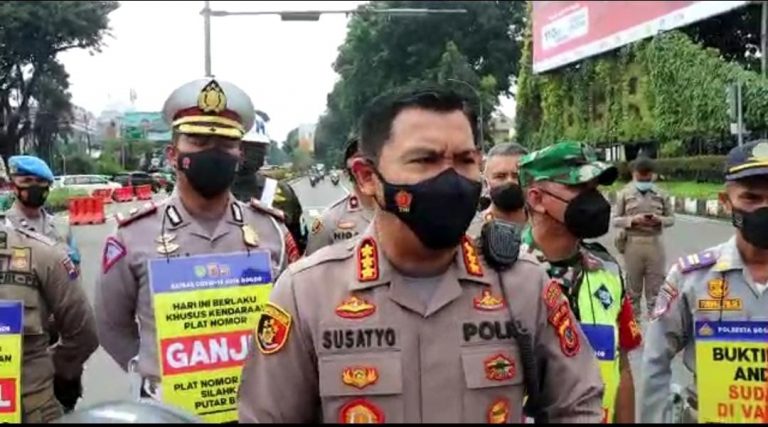 Operasi Ganjil Genap Kota Bogor, Baru 1 Jam 1.962 Kendaraan di Putarbalikan