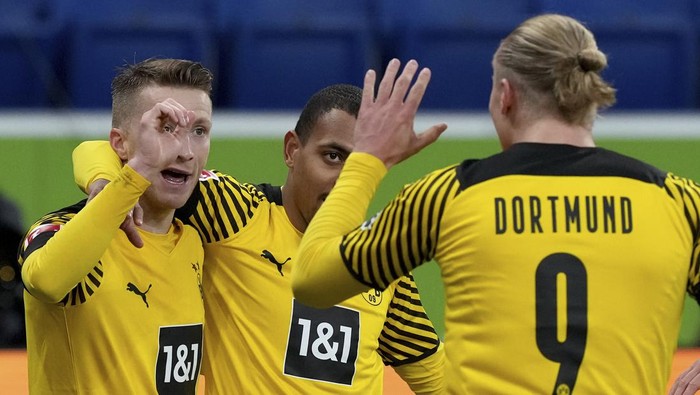 Erling Haaland Jadi Tumbal Kemenangan Dortmund