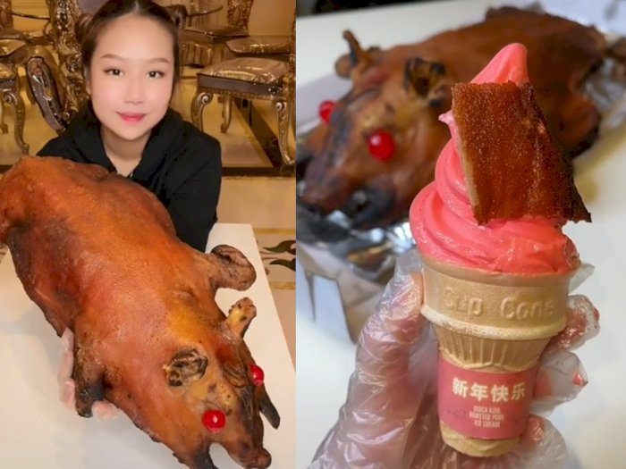 Netizen Tepok Jidat! Sisca Kohl Bikin Es Krim dari Babi Panggang